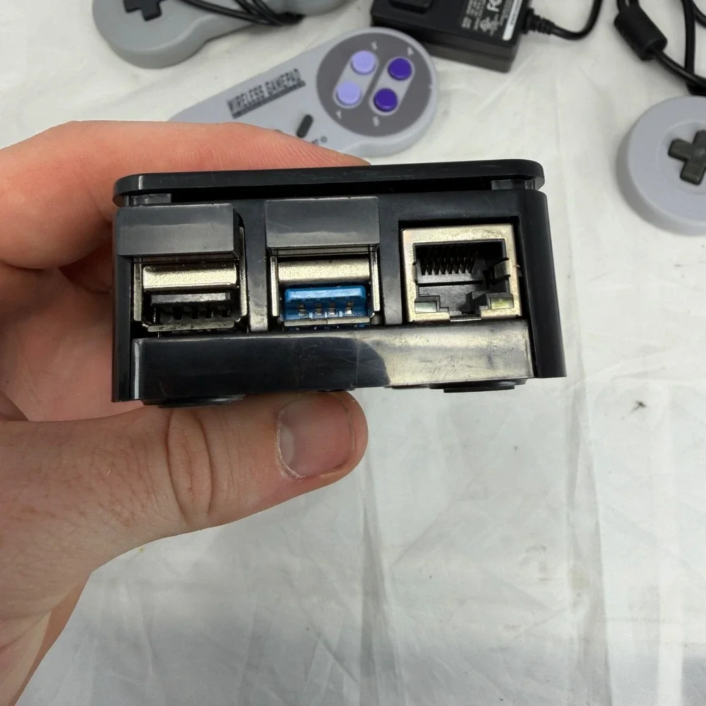 Raspberry Pi 4 Model B CanaKit Retro Gaming Bundle 3 Controllers & Power Supply